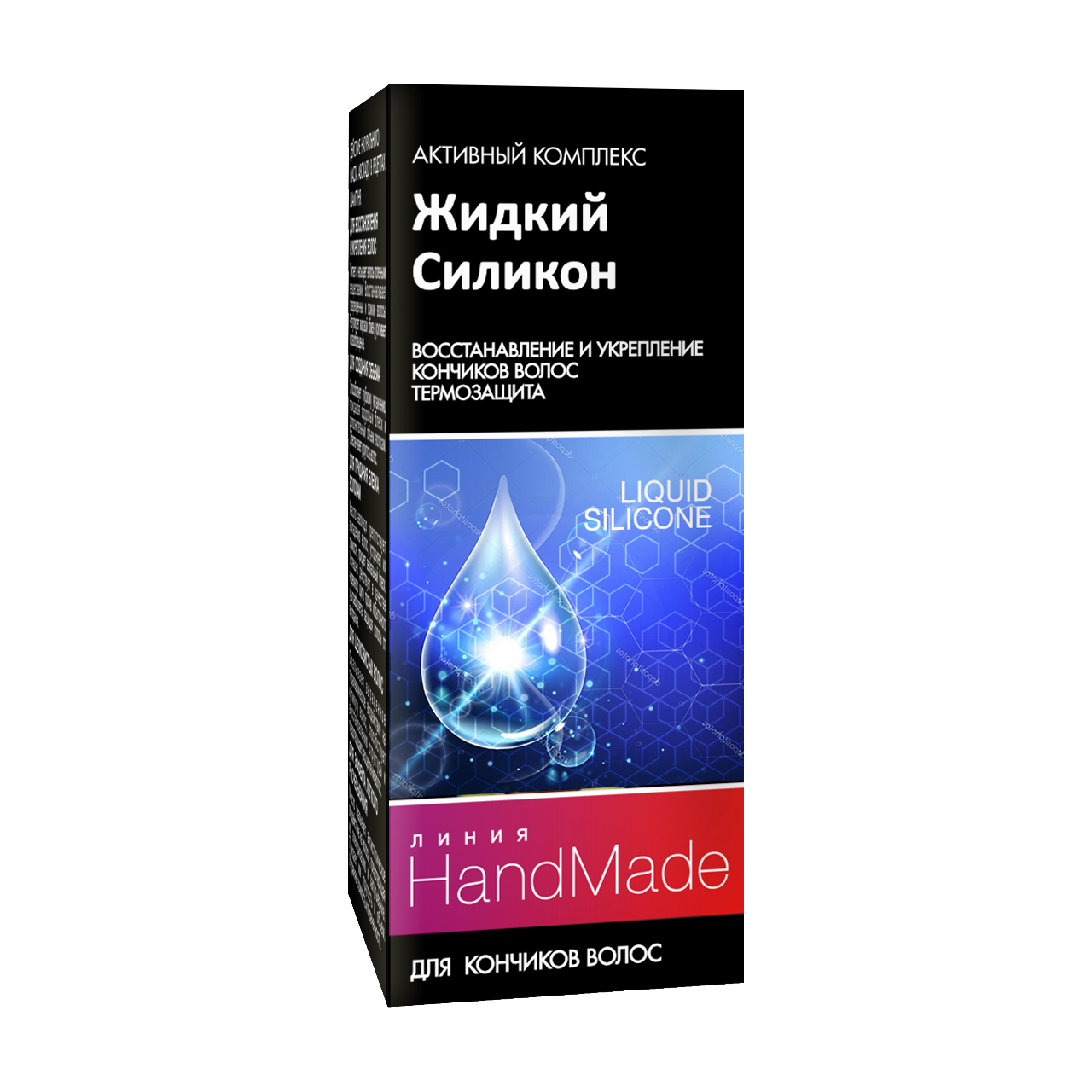

Вітамінний комплекс для кінчиків волосся Pharma Group Лінія HandМade Рідкий силікон, 5 мл