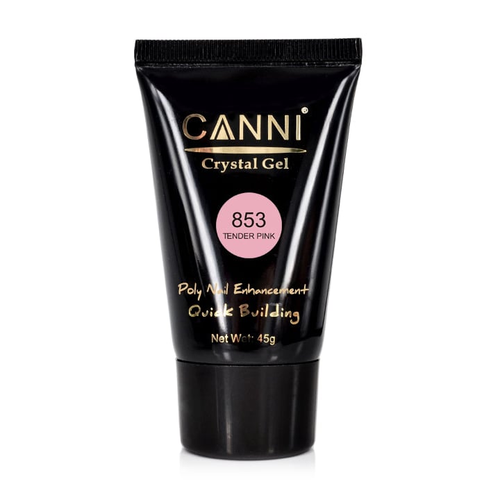 

Конструювальний гель для нігтів Canni Crystal Gel 853 Tender Pink, 45 г