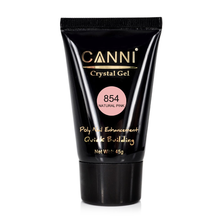 

Конструювальний гель для нігтів Canni Crystal Gel 854 Natural Pink, 45 г