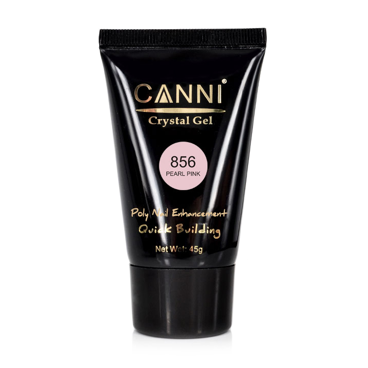 

Уцінка! Конструювальний гель для нігтів Canni Crystal Gel 856 Pearl Pink, 45 г