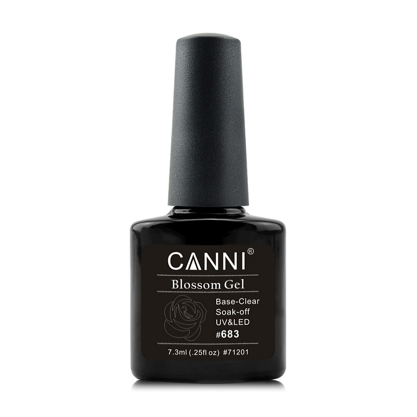 

База під акварельний гель-лак для нігтів Canni Blossom Gel 683 Прозора, 7.3 мл