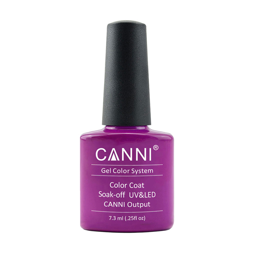 

Уцінка! Гель-лак для нігтів Canni Gel Color System Color Coat Soak-off UV&LED 019 Темна фуксія, 7.3 мл