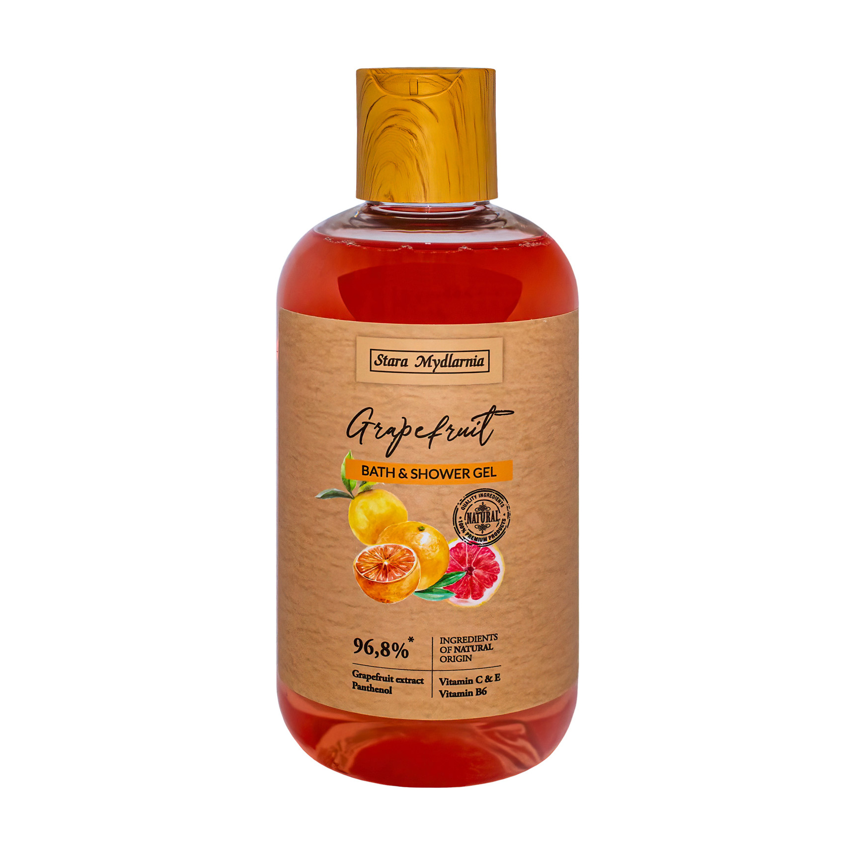 

Гель для ванни та душу Stara Mydlarnia Bodychillout Grapefruit Bath & Shower Gel Грейпфрут, 250 мл
