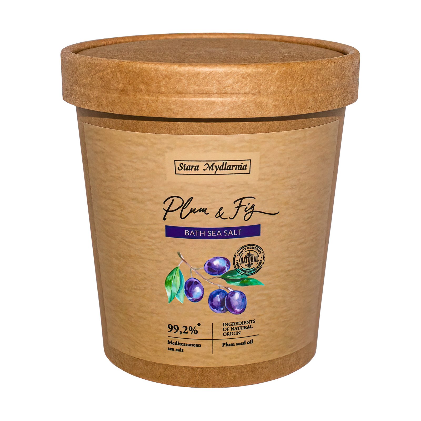 

Сіль морська для ванни Stara Mydlarnia Bodychillout Plum & Fig Bath Sea Salt Слива та інжир, 350 г
