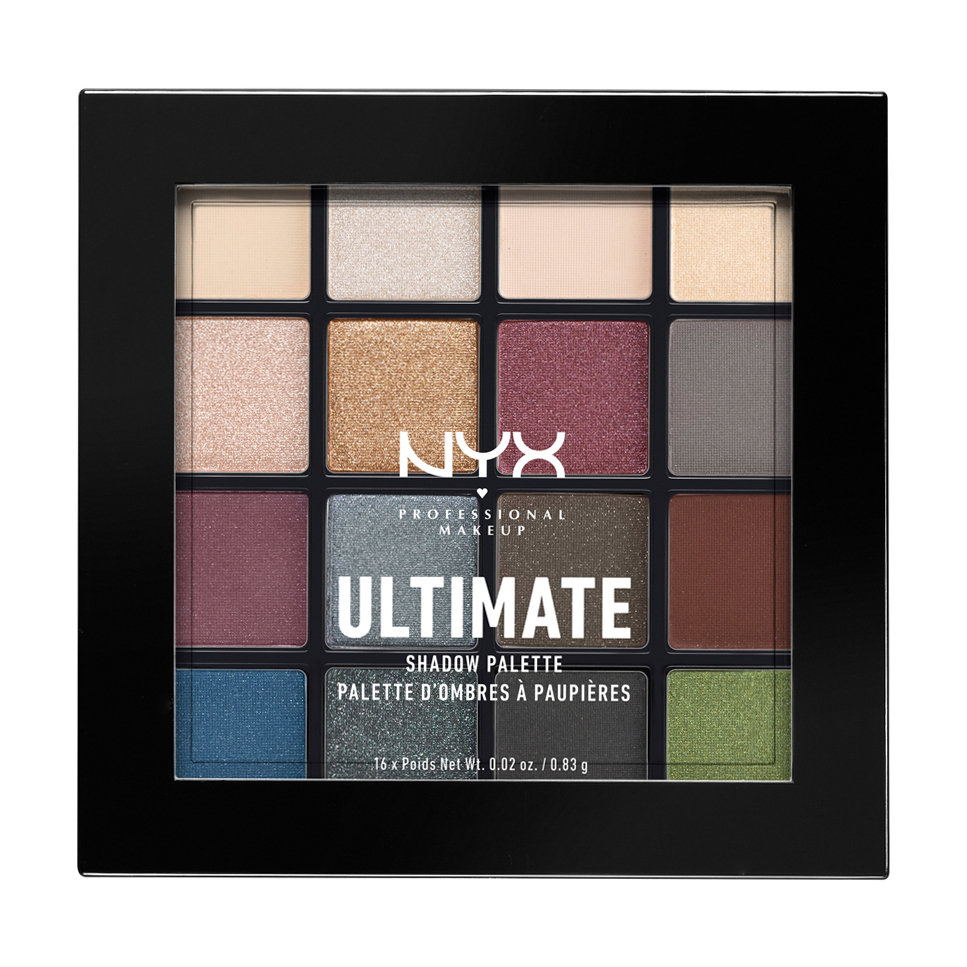 

Палетка тіней для повік NYX Professional Makeup Ultimate Shadow Palette 16 відтінків, тон 01, 24 г