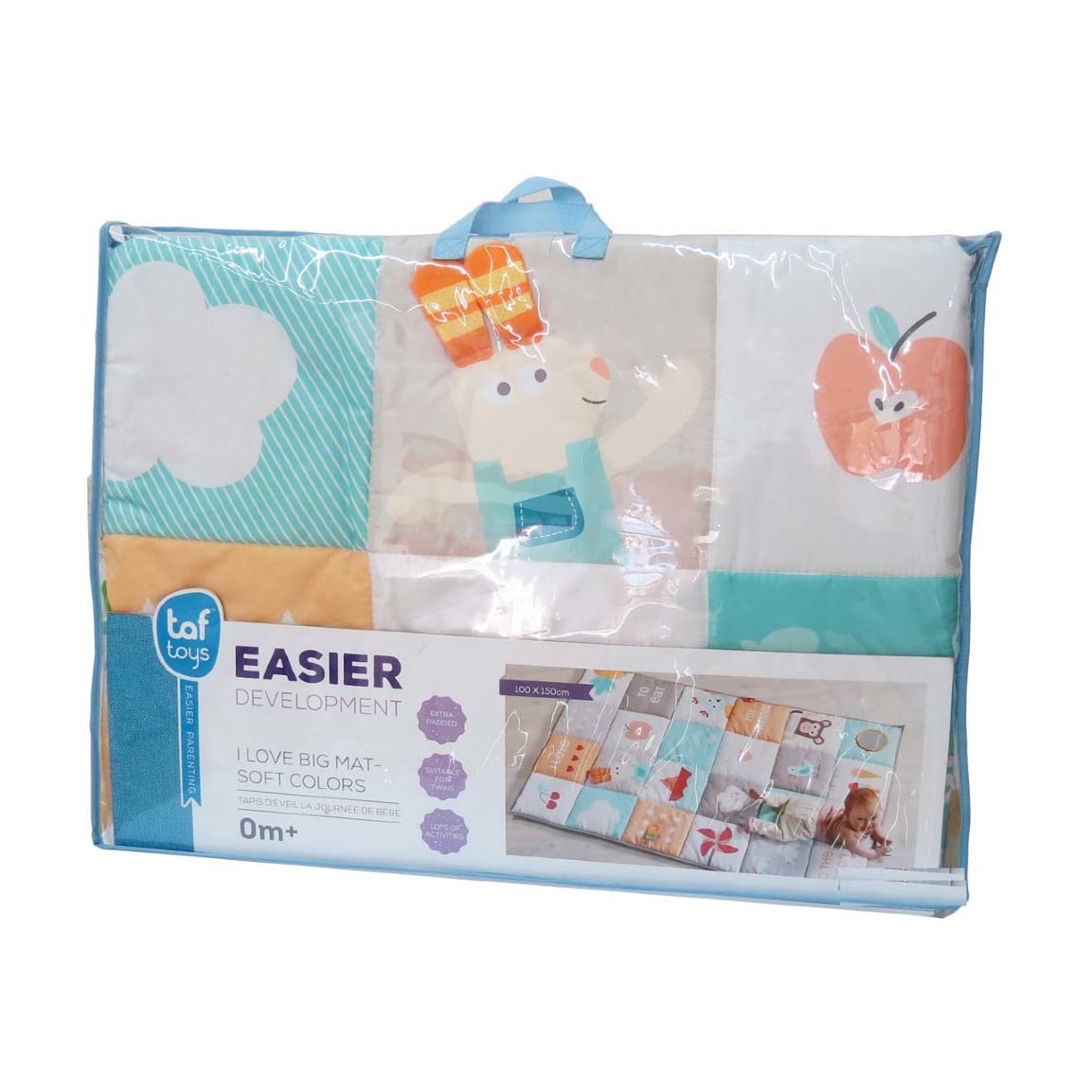 Розвивальний великий килимок Taf Toys Мої захоплення, 100х150 см, з народження (12175)