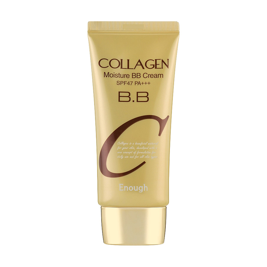 

Уцінка! Зволожувальний BB-крем для обличчя Enough Collagen Moisture BB Cream SPF 47 PA +++ з колагеном, 50 г
