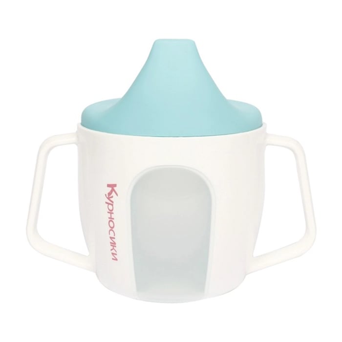 

Чашка-поїлка Курносики з ручками та твердим носиком, від 9 місяців, блакитна, 150 мл (7019)