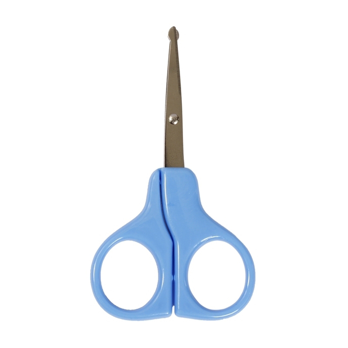 

Уцінка! Дитячі ножиці Курносики від народження, блакитні (7081)