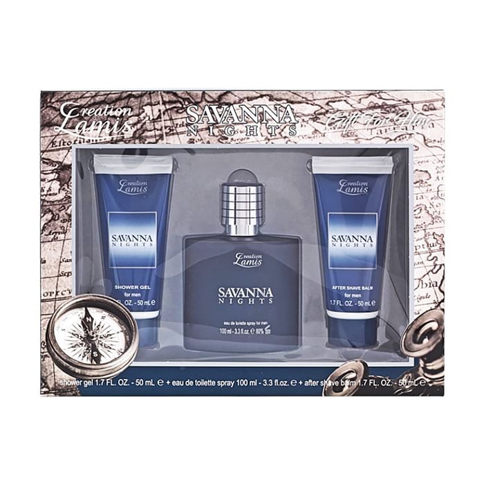

Парфумований набір чоловічий Creation Lamis Savanna Nights (туалетна вода, 100 мл + гель для душу, 50 мл + бальзам після гоління, 50 мл)