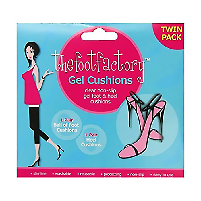 

Гелеві подушечки для ніг The Foot Factory Twin Pack Gel Foot & Heel Cushions, 2х2 шт