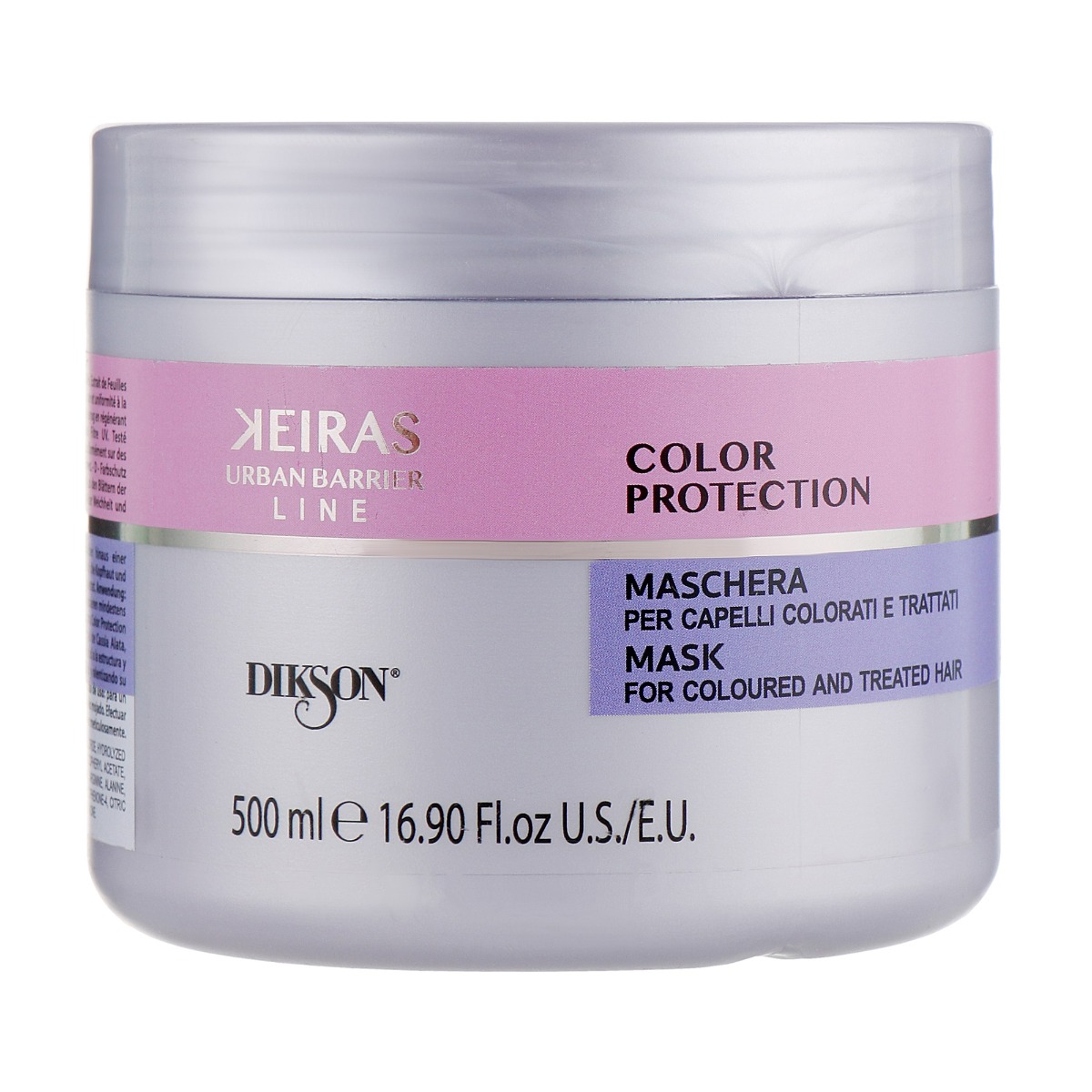 

Маска Dikson Keiras Urban Barrier Line Color Protection Mask для фарбованого волосся, 500 мл