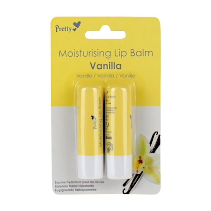 

Бальзам для губ Pretty Moisturising Lip Balm Vanilla Ваніль, 2х4.3 г
