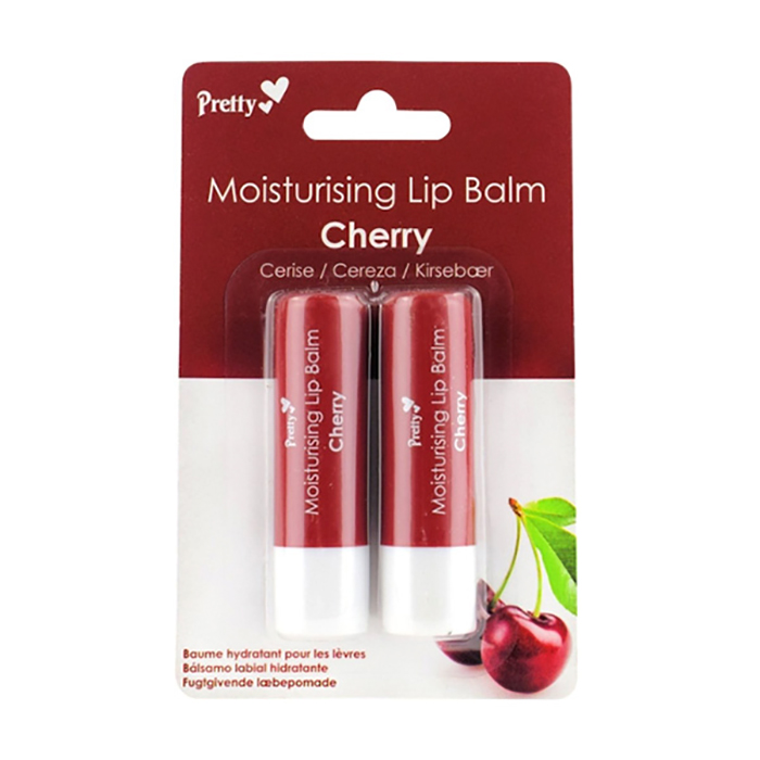 

Бальзам для губ Pretty Moisturising Lip Balm Cherry Вишня, 2х4.3 г