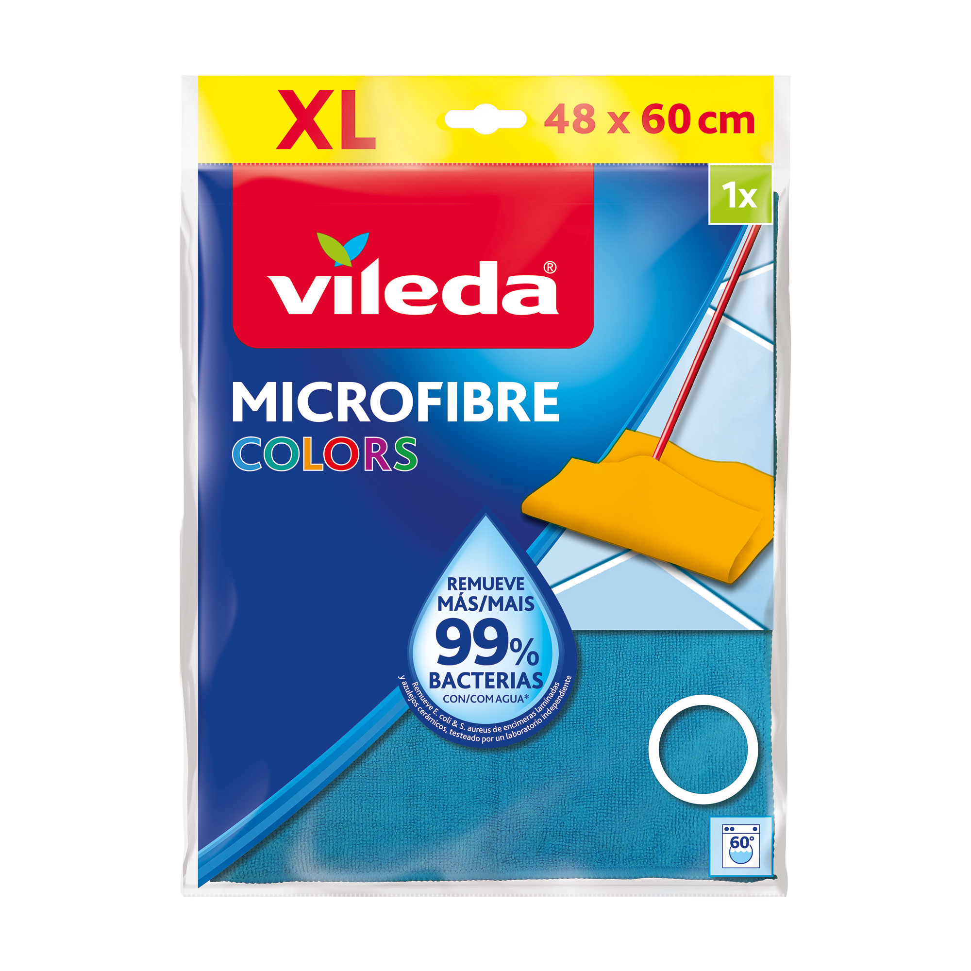 

Ганчірка для підлоги Vileda з мікрофібри, 48*60 см, 1 шт