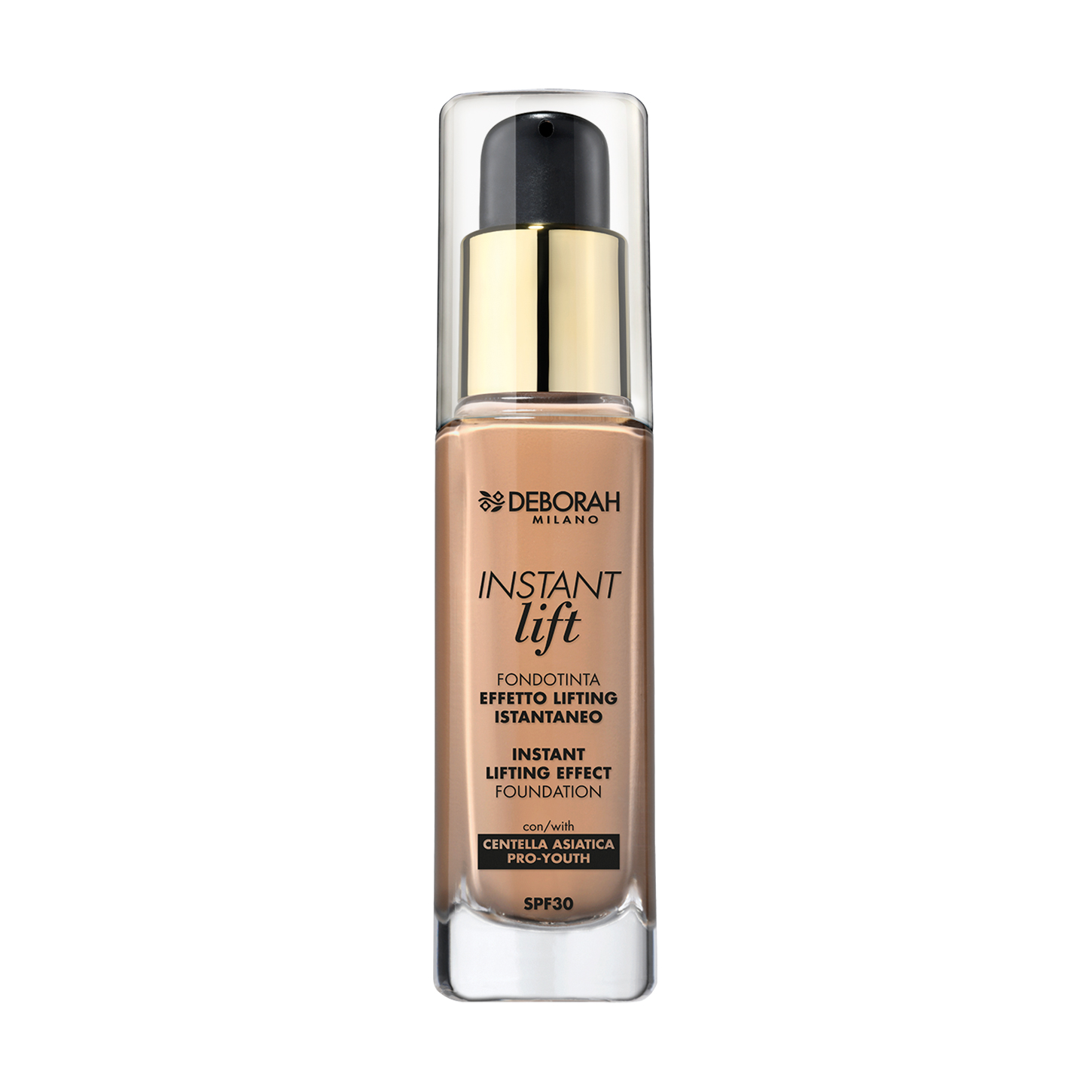 

Тональна основа для обличчя Deborah Instant Lift Foundation SPF 30 з ліфтинг ефектом, 05 Amber, 30 мл