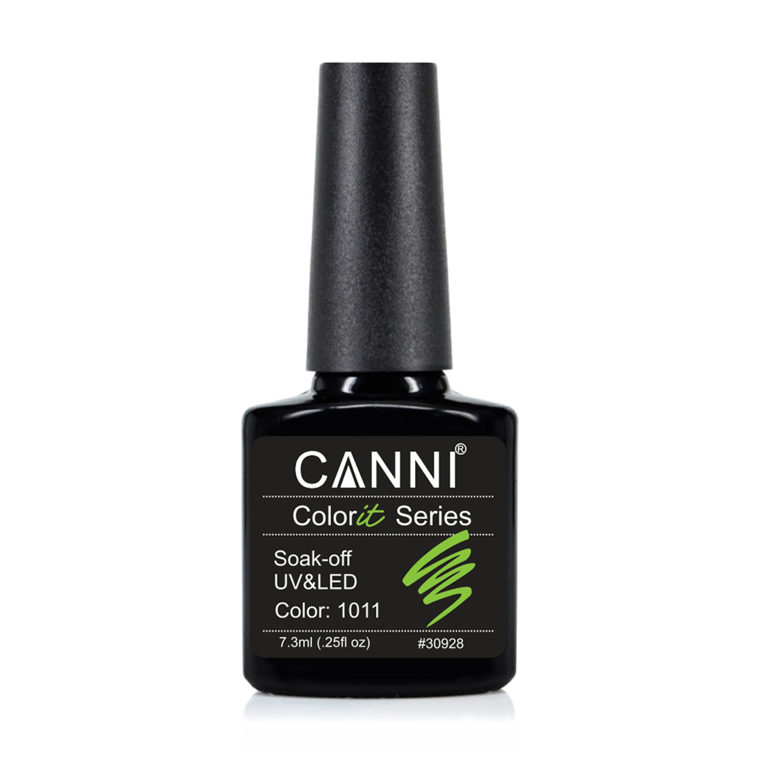 

Уцінка! Гель-лак для нігтів Canni Gel Color System Soak-off UV&LED Gel Polish 1011 Яскравий лайм, 7.3 мл