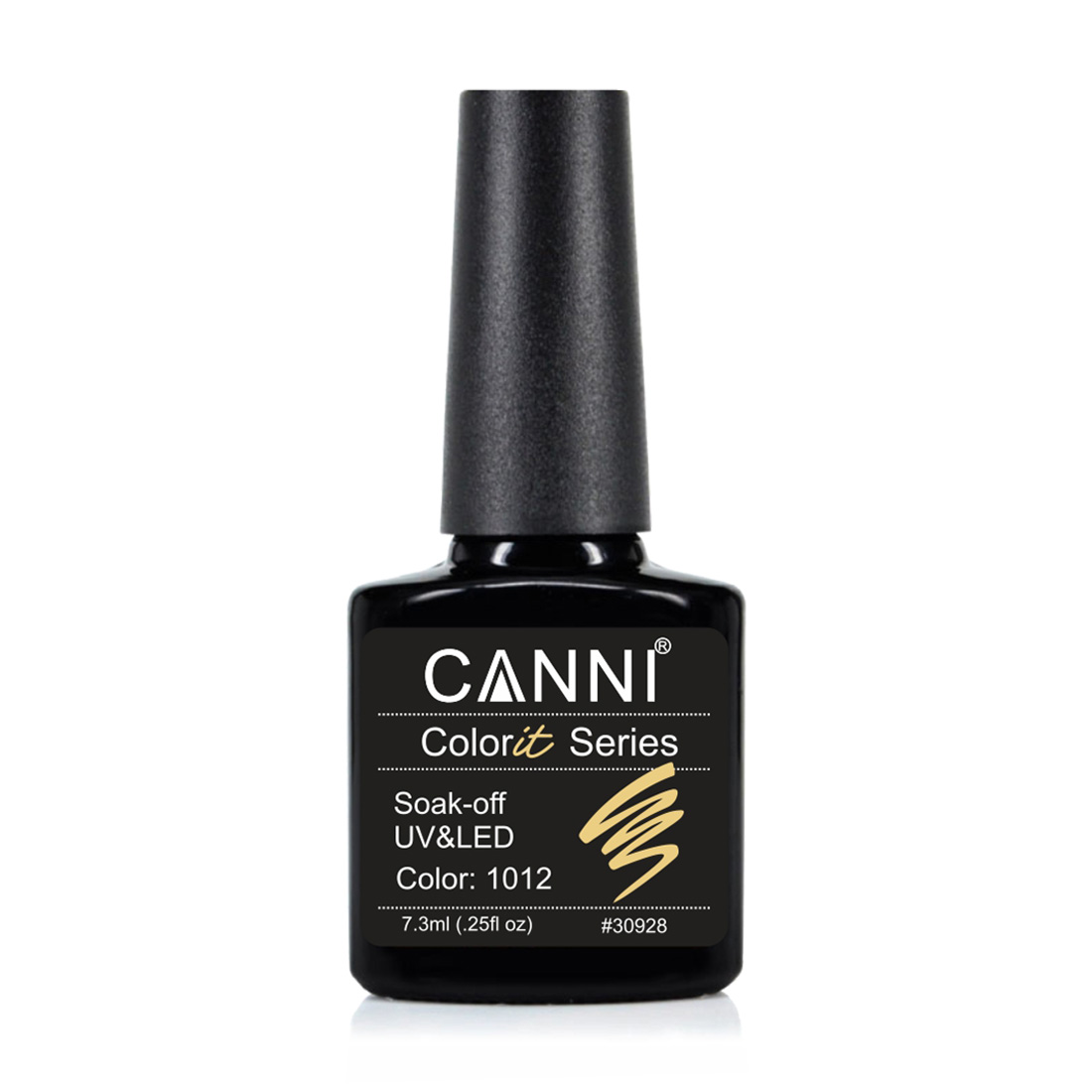 

Уцінка! Гель-лак для нігтів Canni Gel Color System Soak-off UV&LED Gel Polish 1012 Банановий, 7.3 мл