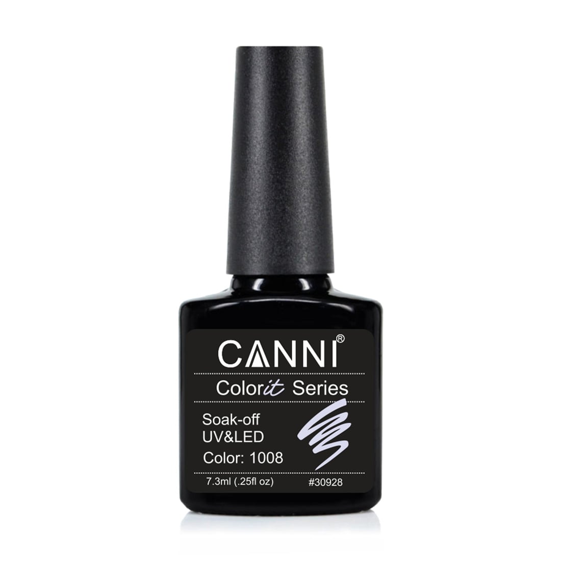 

Уцінка! Гель-лак для нігтів Canni Gel Color System Soak-off UV&LED Gel Polish 1008 Світло-лавандовий, 7.3 мл