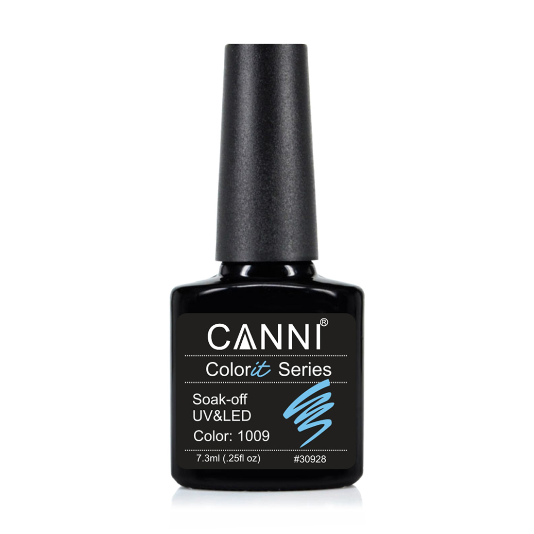 

Уцінка! Гель-лак для нігтів Canni Gel Color System Soak-off UV&LED Gel Polish 1009 Небесно-блакитний, 7.3 мл
