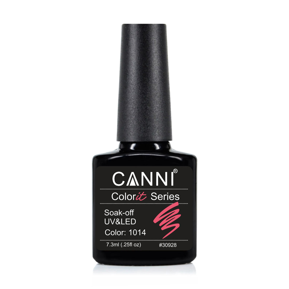 

Уцінка! Гель-лак для нігтів Canni Gel Color System Soak-off UV&LED Gel Polish 1014 Яскраво-рожевий, 7.3 мл
