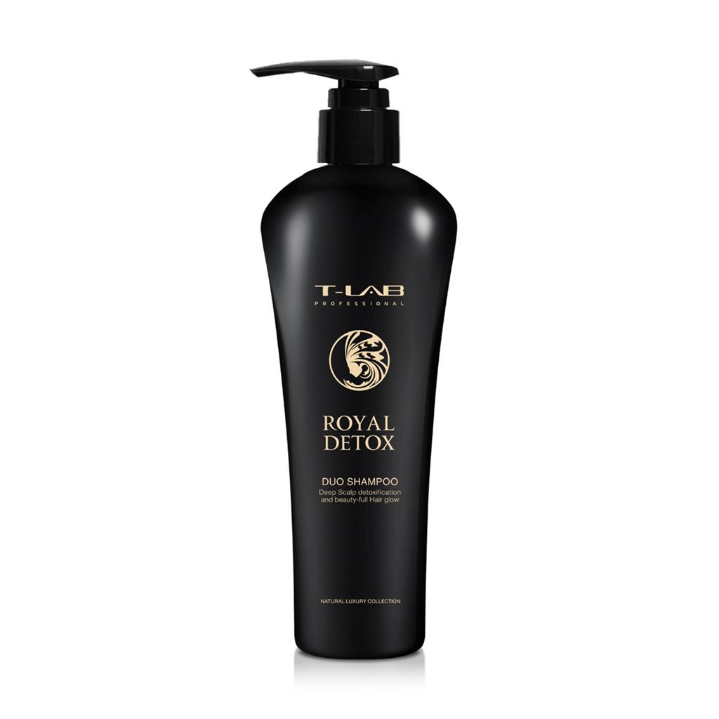

Шампунь T-LAB Professional Royal Detox Duo Shampoo для глибокої детоксикації шкіри голови та сяйва волосся, 300 мл