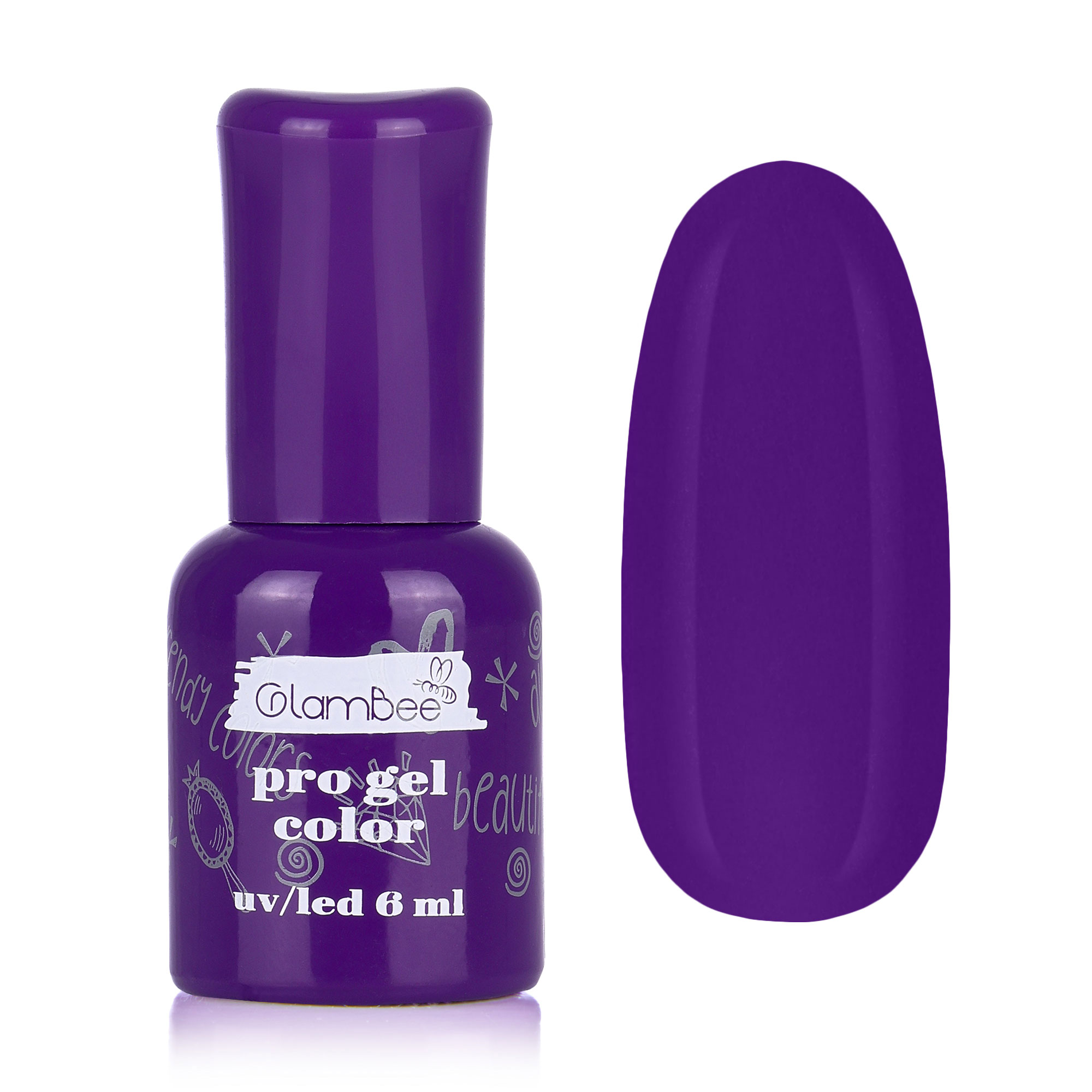 

Гель-лак для нігтів GlamBee ProGel Classic 47, 6 мл