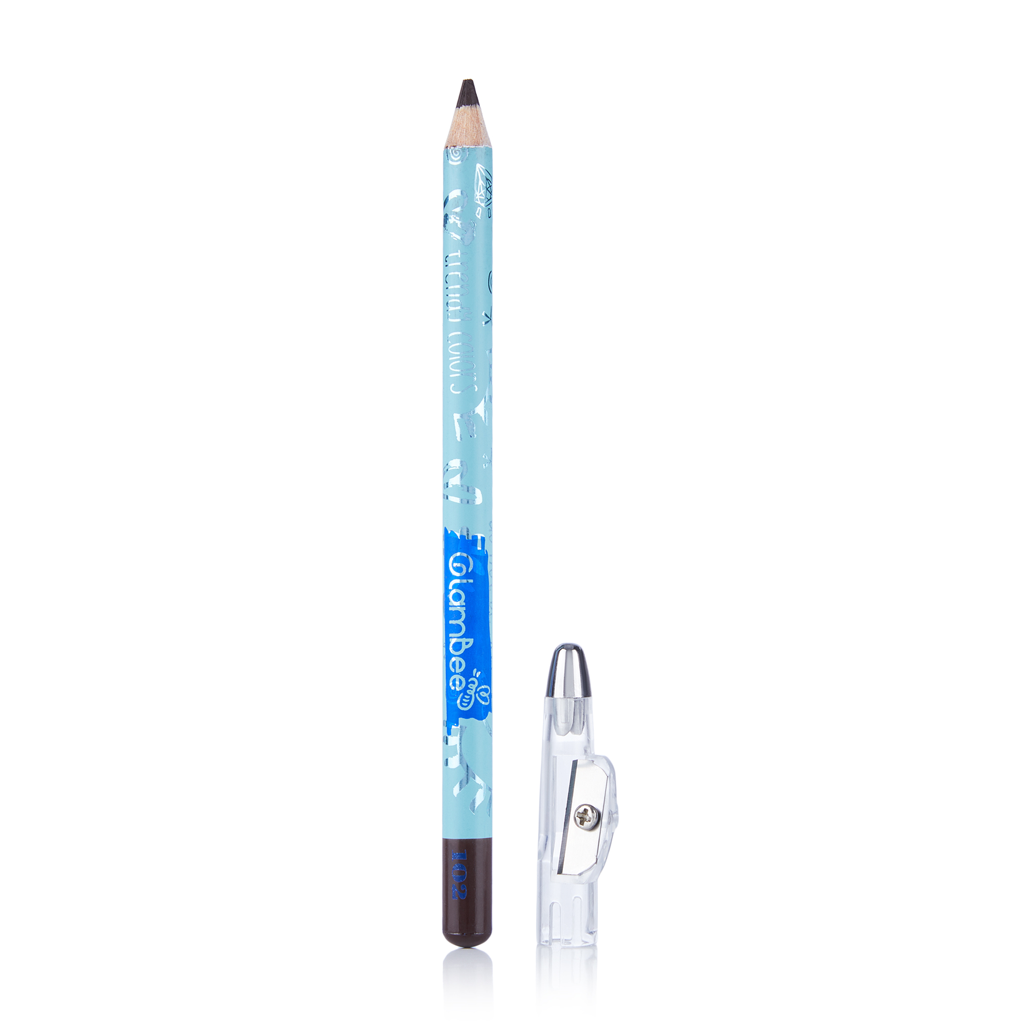 

Олівець для очей GlamBee Eye Pencil 102 Темно-коричневий, 1.3 г