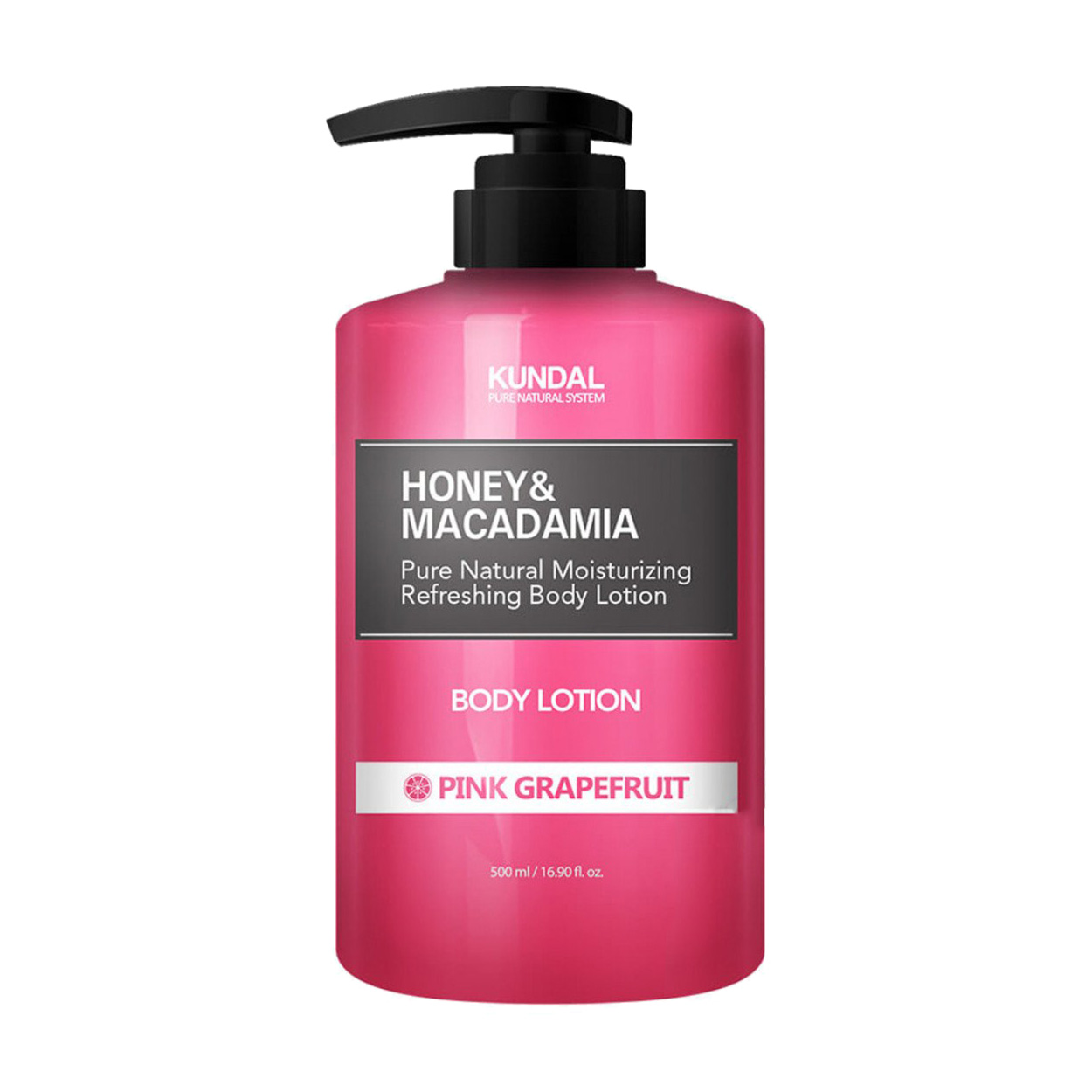 

Лосьйон для тіла Kundal Honey & Macadamia Body Lotion Pink Grapefruit Рожевий грейпфрут, 500 мл