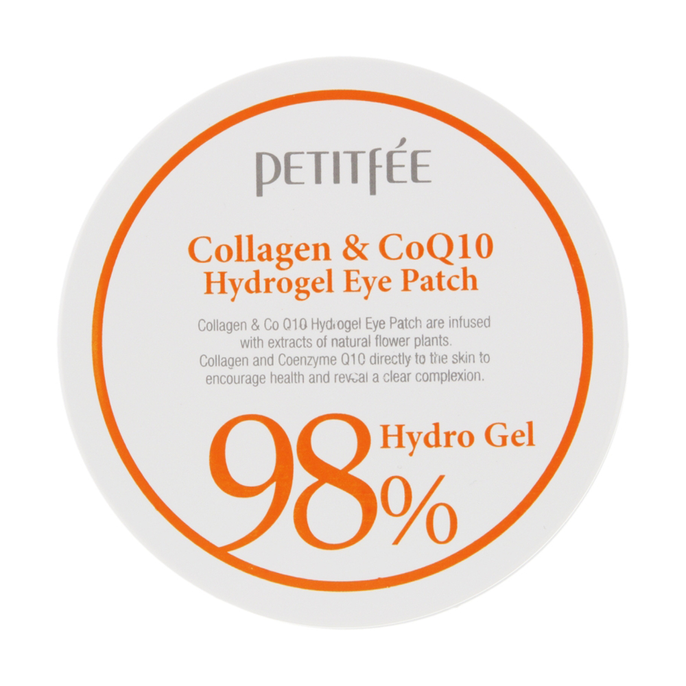 

Уцінка! Гідрогелеві патчі для шкіри під очима Petitfee & Koelf Collagen & Co Q10 Hydrogel Eye Patch з колагеном і коензимом, 60 шт