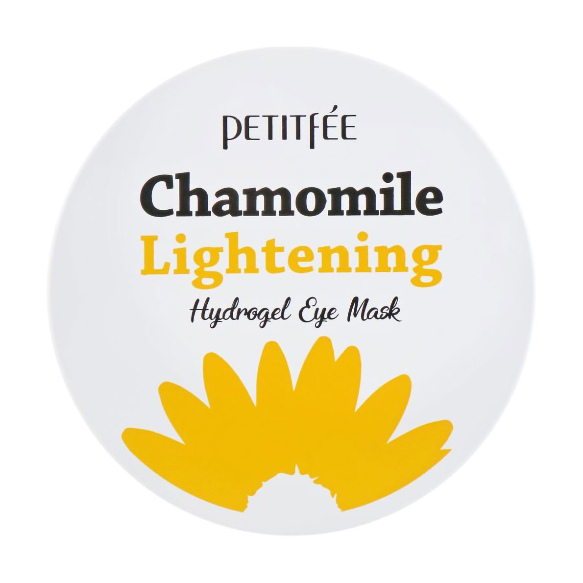

Гідрогелеві освітлювальні патчі для шкіри навколо очей Petitfee & Koelf Chamomile Lightening Hydrogel Eye Mask з екстрактом ромашки, 60 шт