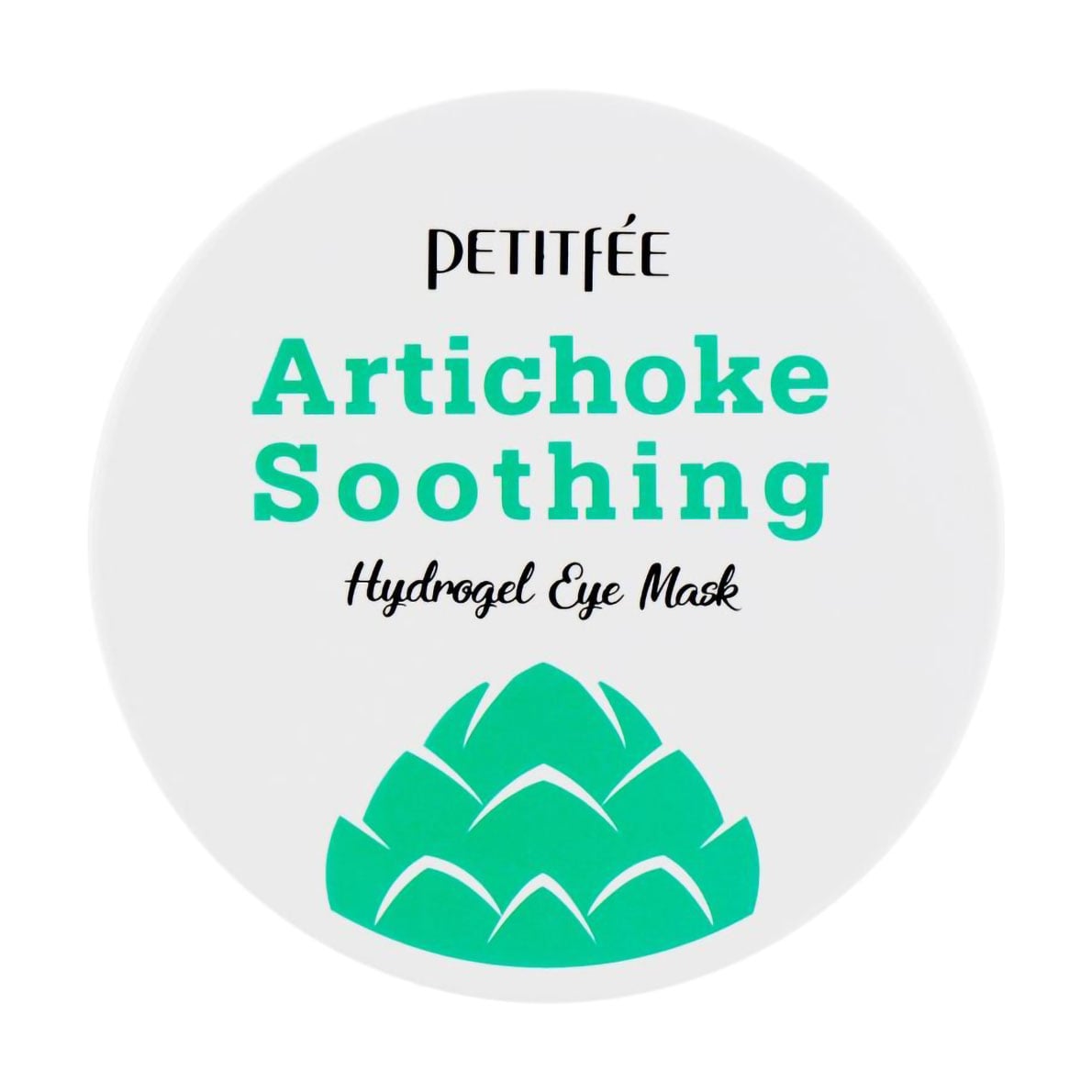 

Гідрогелеві заспокійливі патчі для шкіри навколо очей Petitfee & Koelf Artichoke Soothing Eye Mask з екстрактом артишоку, 60 шт