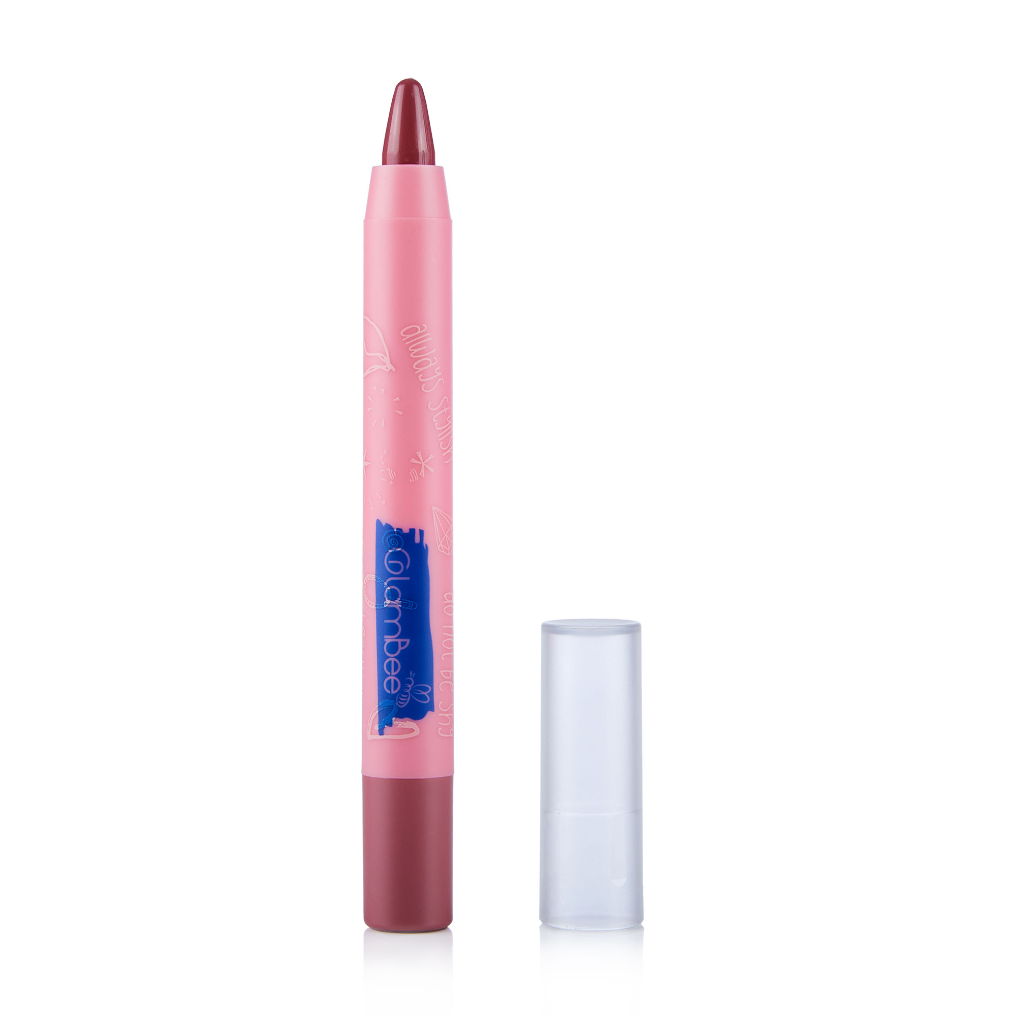 

Помада-олівець для губ GlamBee Auto Crayon Lipstick, 04, 1.5 г