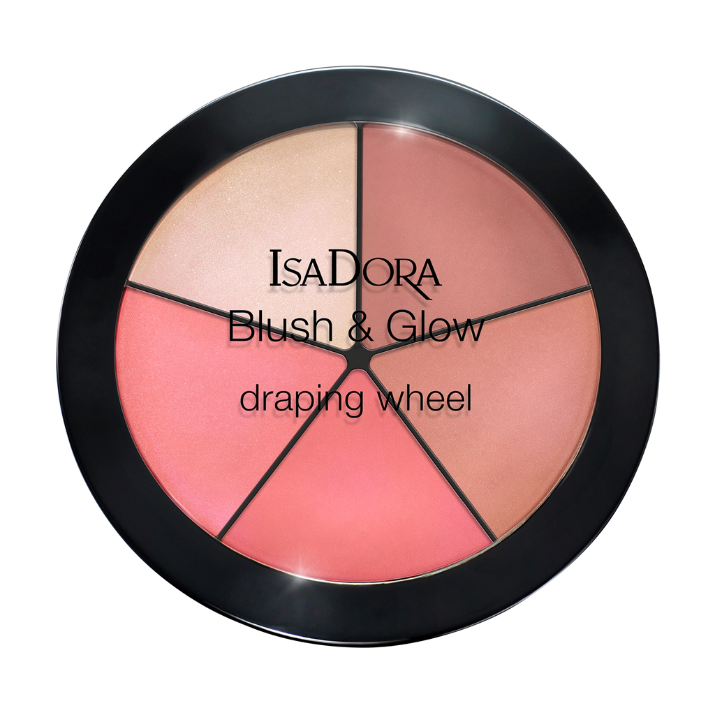 

Палетка рум'ян IsaDora Blush & Glow Draping Wheel 55 Peachy Rose Pop, 18 г