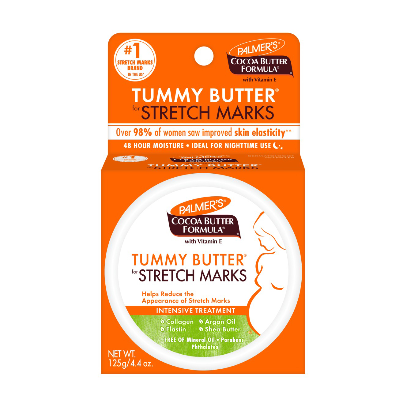 

Уцінка! Тверде масло для догляду за животом в період вагітності Palmer's Cocoa Butter Formula Tummy Butter For Stretch Marks масло какао, 125 г