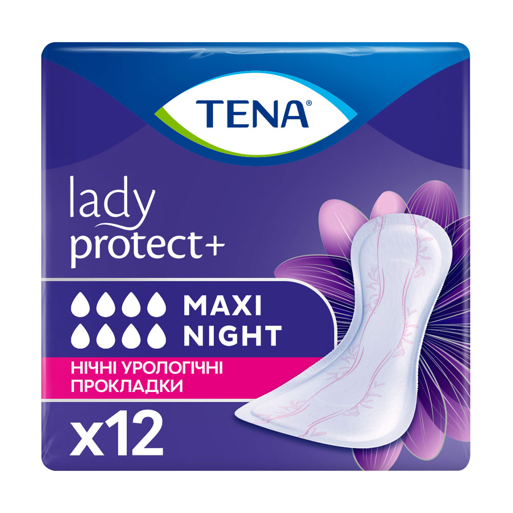 Урологічні прокладки жіночі TENA Lady Maxi Night, 12 шт