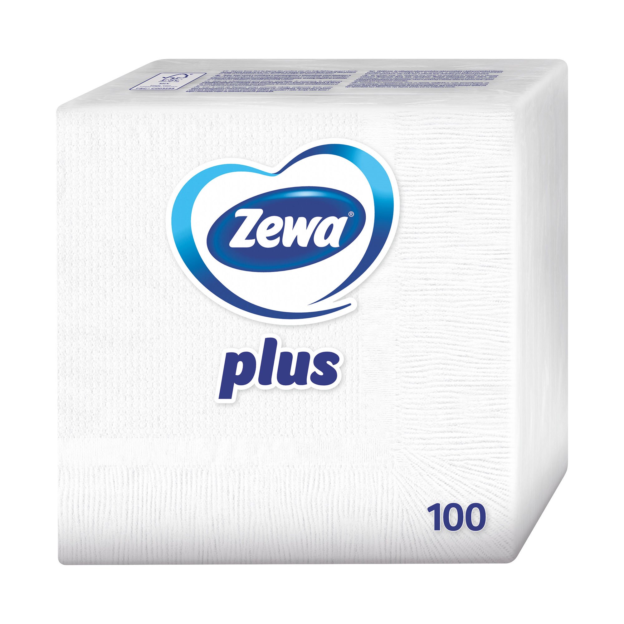 

Серветки столові Zewa Plus білі, 1-шарові, 33*33 см, 100 шт