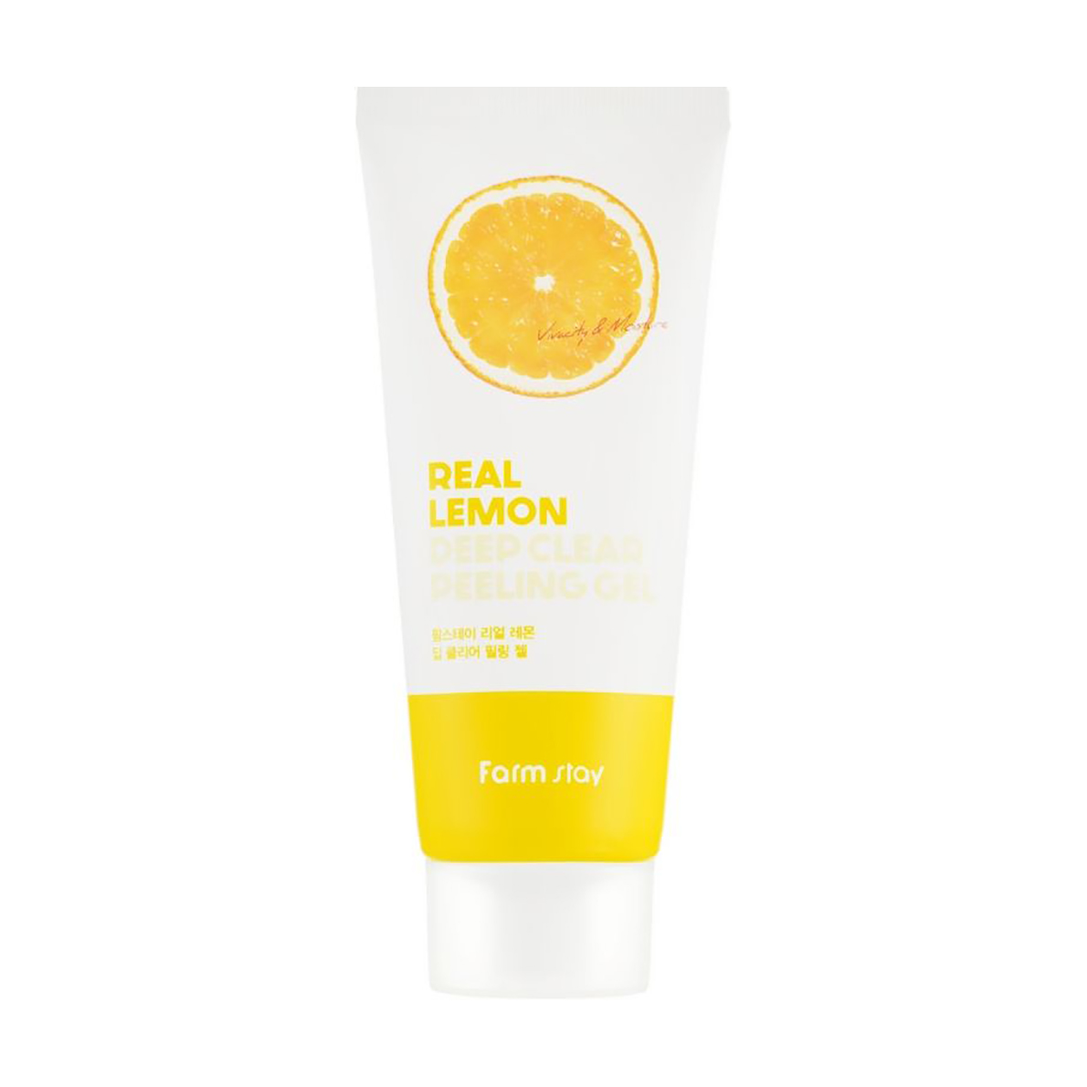 

Уцінка! Пілінг-гель для обличчя FarmStay Real Lemon Deep Clear Peeling Gel з екстрактом лимону, 100 мл