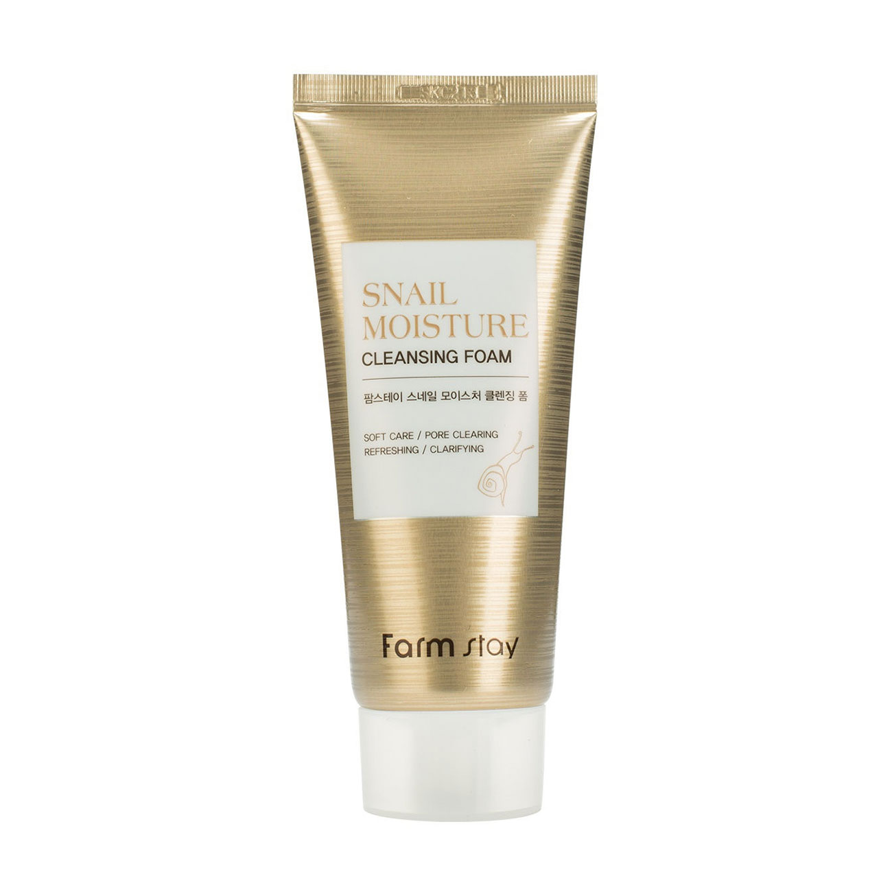 

Уцінка! Зволожувальна пінка для вмивання FarmStay Snail Moisture Cleansing Foam з муцином равлика, 100 мл