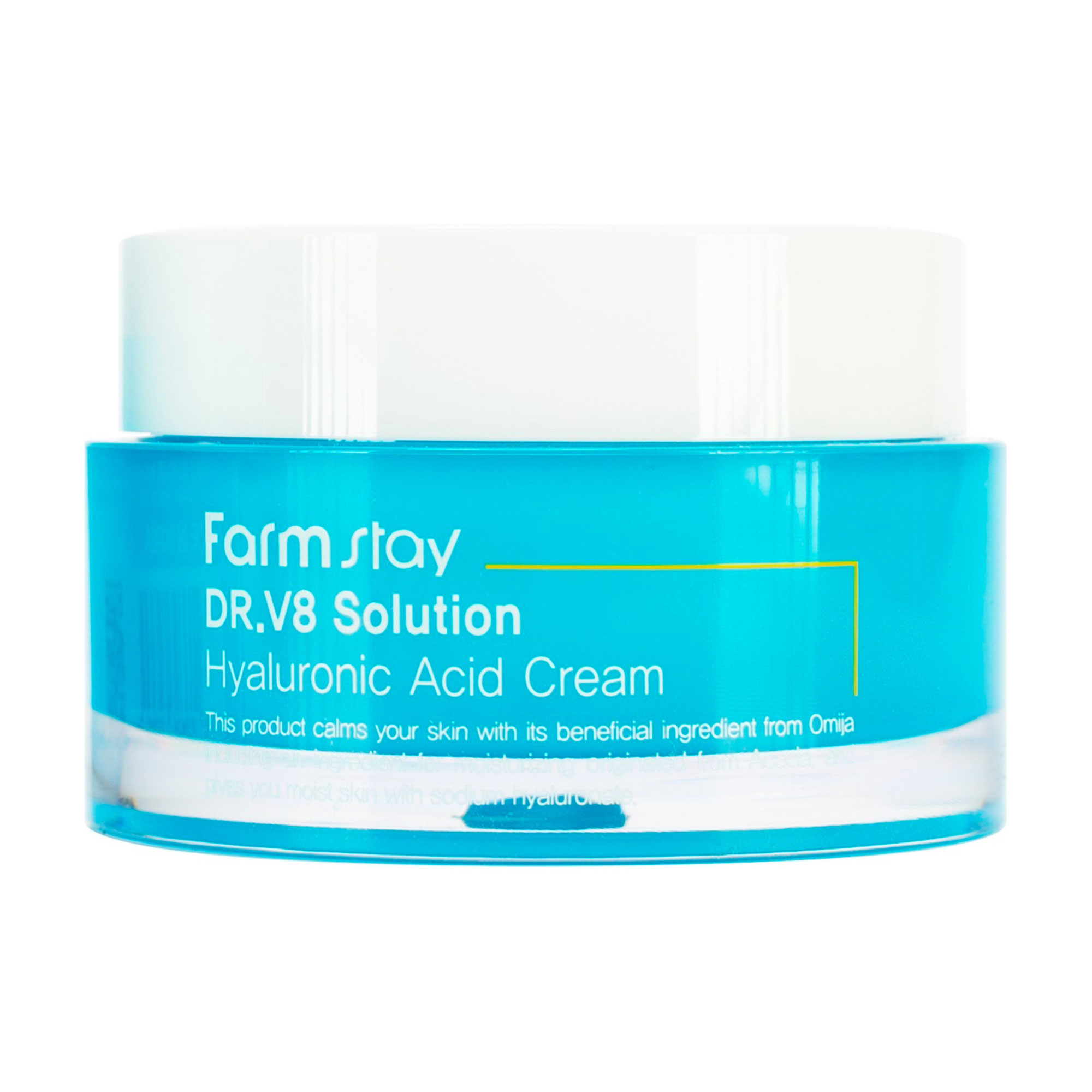 

Уцінка! Крем для обличчя FarmStay DR.V8 Solution Hyaluronic Acid Cream зволожувальний, з гіалуроновою кислотою, 50 мл