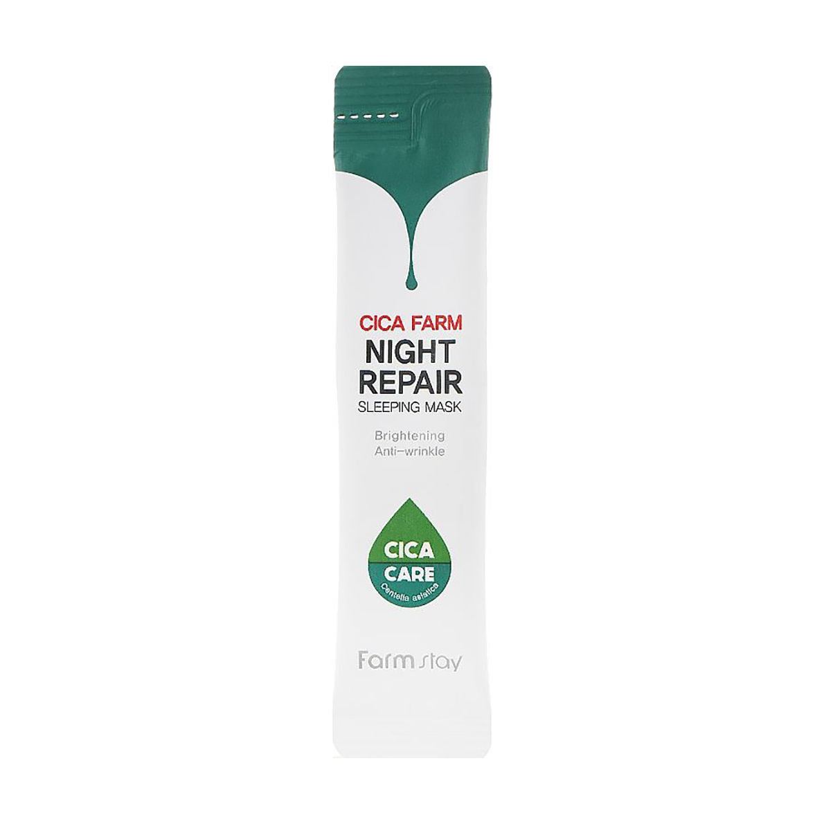 

Відновлювальна нічна маска для обличчя FarmStay Cica Farm Night Repair Sleeping Mask з центелли азіатської, 20*4 мл