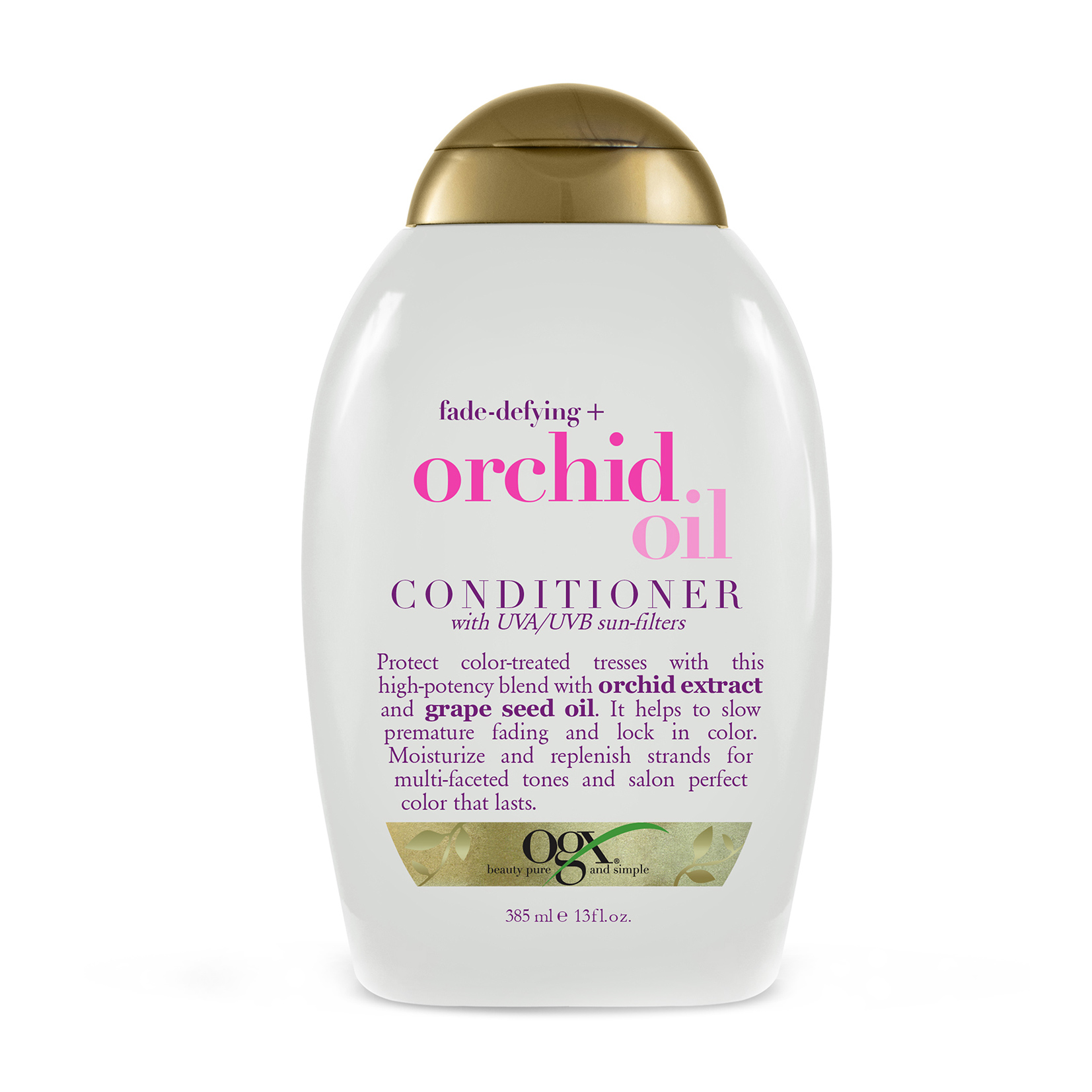 

Кондиціонер OGX Fade-Defying + Orchid Oil Conditioner Олія орхідеї, для захисту кольору фарбованого волосся, 385 мл