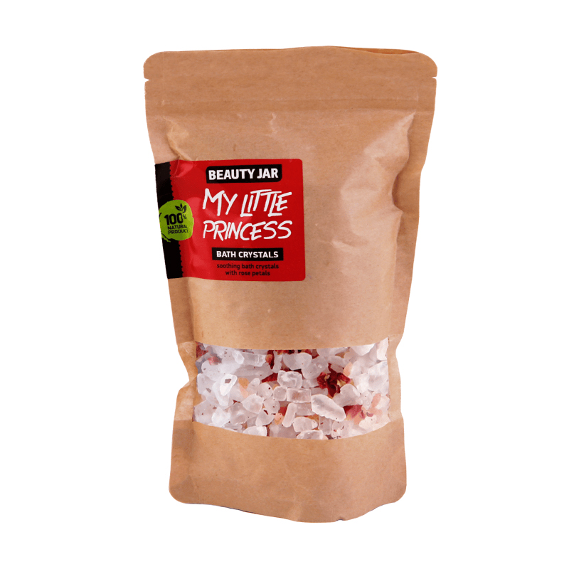 

Уцінка! Заспокійливі кристали для ванни Beauty Jar My Little Princess Bath Crystals з пелюстками троянд, 600 г