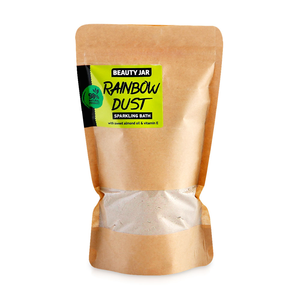 

Шипуча ванночка Beauty Jar Rainbow Dust Sparkling Bath з олією солодкого мигдалю та вітаміном Е, 250 г