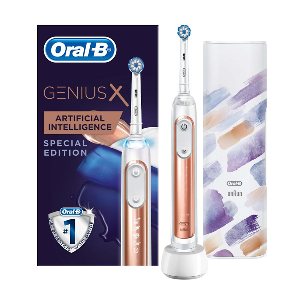 

Уцінка! Електрична зубна щітка Oral-B Special Edition Genius X 20000N Rose Gold