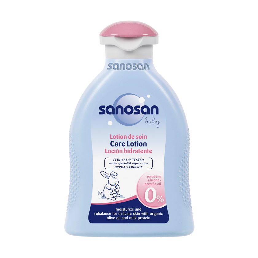

Дитячий зволожувальний лосьйон Sanosan Baby Care Lotion гіпоалергенний, 200 мл
