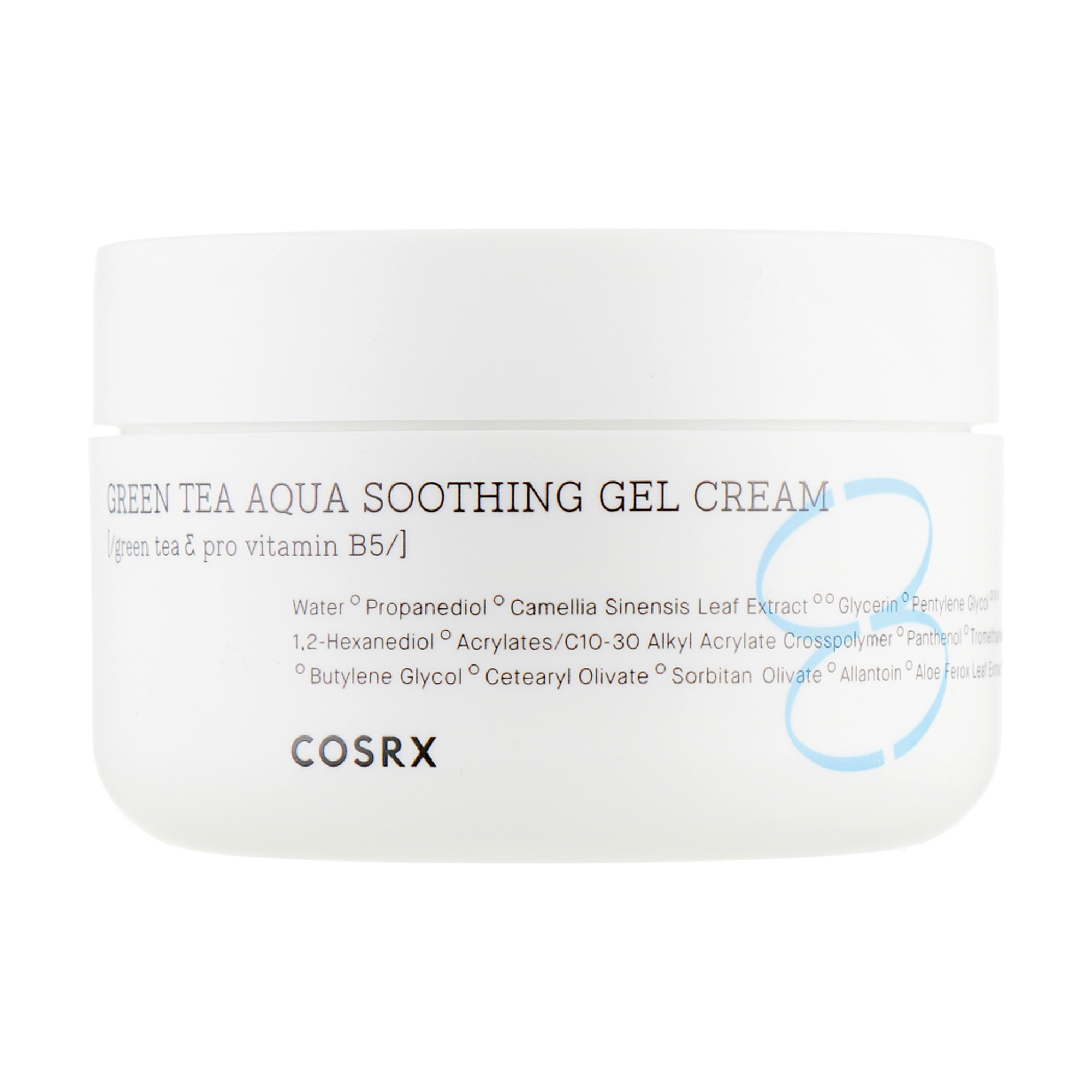 

Уцінка! Заспокійливий гель-крем для обличчя COSRX Hydrium Green Tea Aqua Soothing Gel Cream з екстрактом зеленого чаю, 50 мл