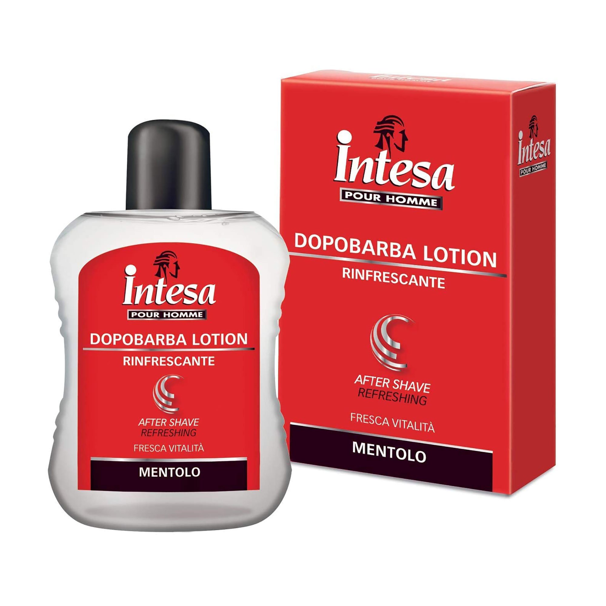 Акція на Чоловічий лосьйон після гоління Intesa Pour Homme Dopobarba Lotion Rinfrescante After Shave освіжальний, з ментолом, 100 мл від Eva