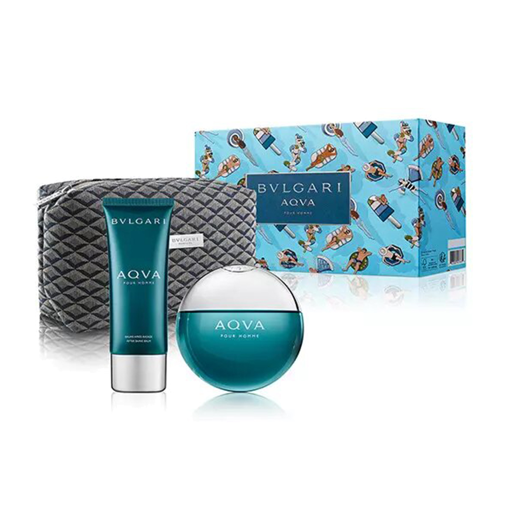 

Парфумований набір чоловічий Bvlgari Aqva Pour Homme Atlantiqve (туалетна вода, 100 мл + бальзам після гоління, 100 мл + косметичка)