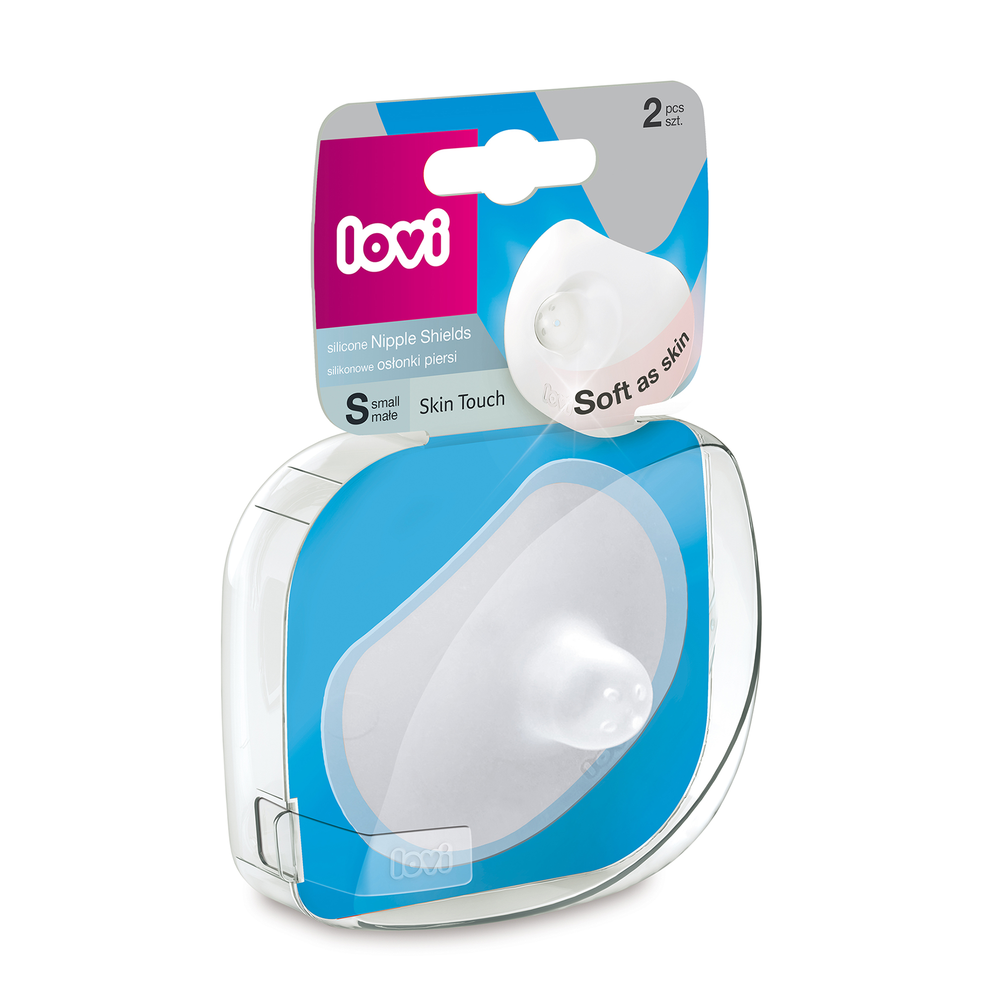 

Силіконові накладки на соски Lovi Skin Touch розмір S, 2 шт (5/605gb)